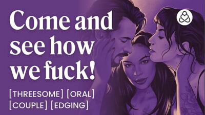 ASMR Audio Porn: Movie Night Turns into a Voyeur FFM Threesome Fuck Session – Teasing & Pussy Licking – Erotic Audio Roleplay for Women